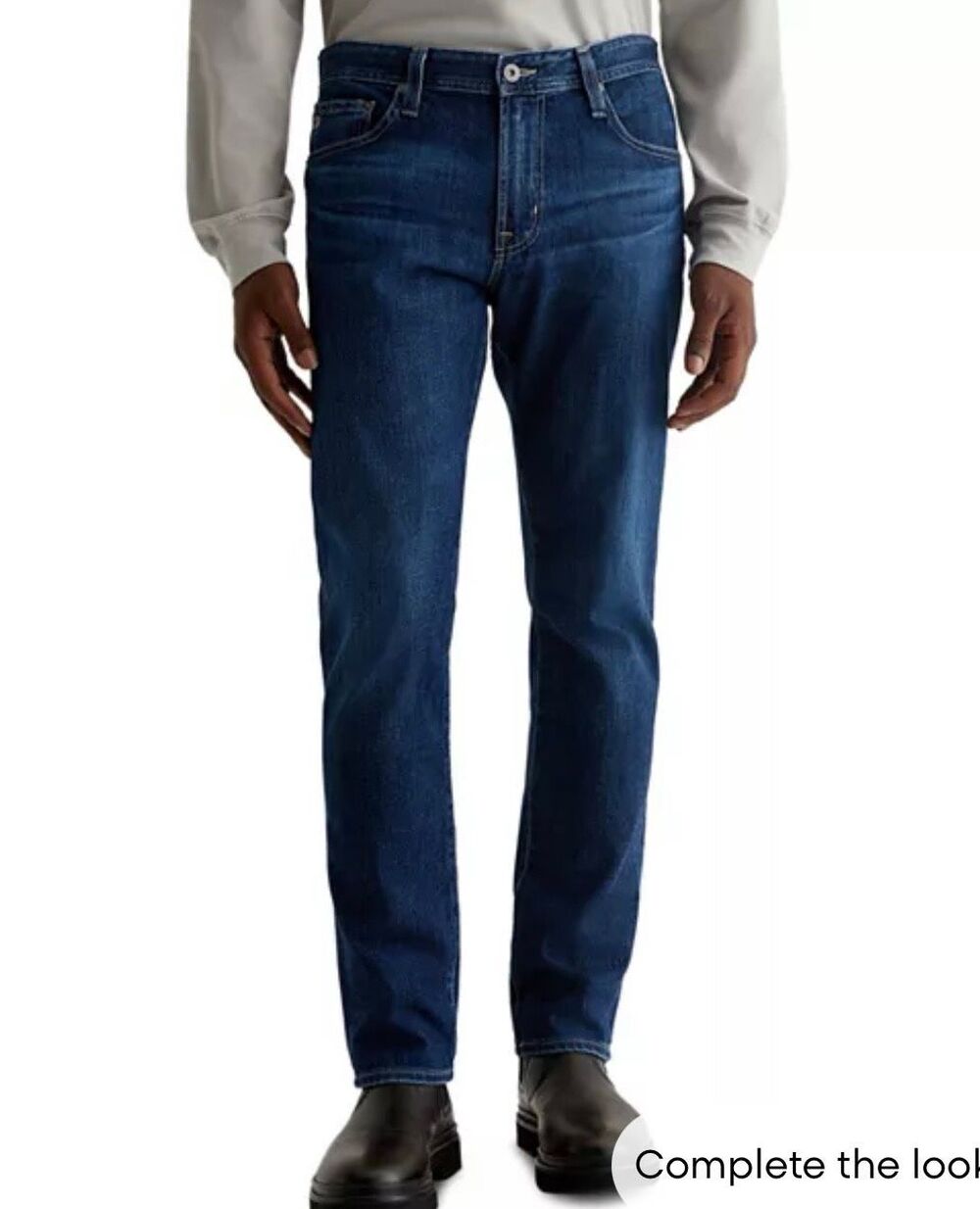 Ag Adriano Goldshmied Everett slim straight jeans 36 Hemmed to 27”